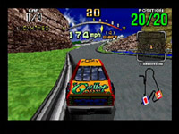 une photo d'Ã©cran de Daytona USA sur Sega Saturn